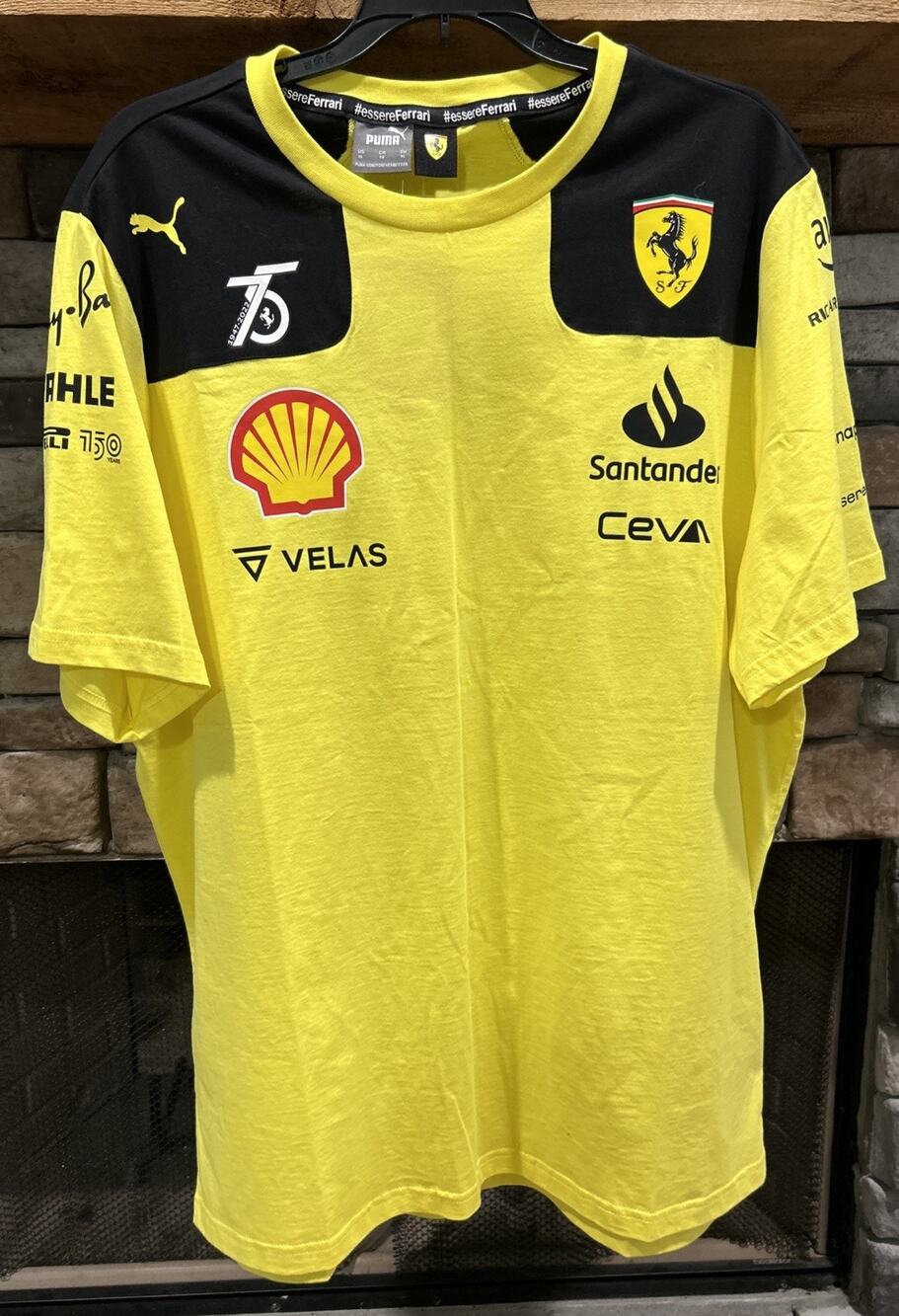 Men’s PUMA SF Monza Special Edition Speed Yellow Tee Shirt NWT Size XL *C4